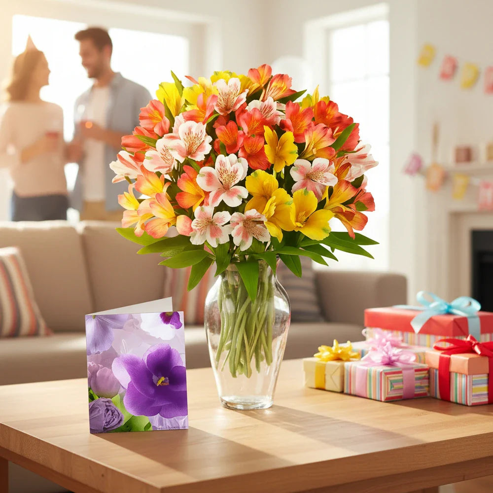 75 Blooms Of Alstroemeria