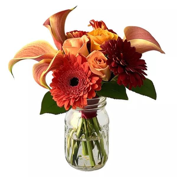 Autumn Breeze In Mason Jar